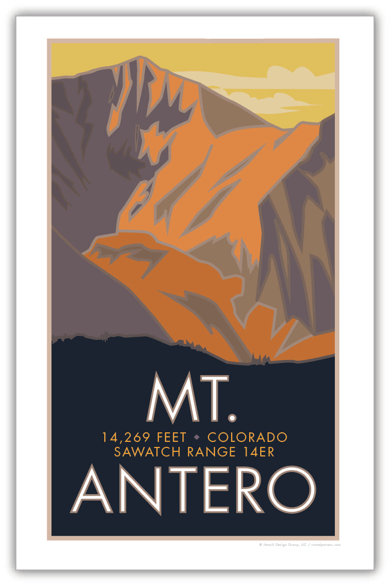 Mt. Antero, Colorado - Colorado 14er - Poster