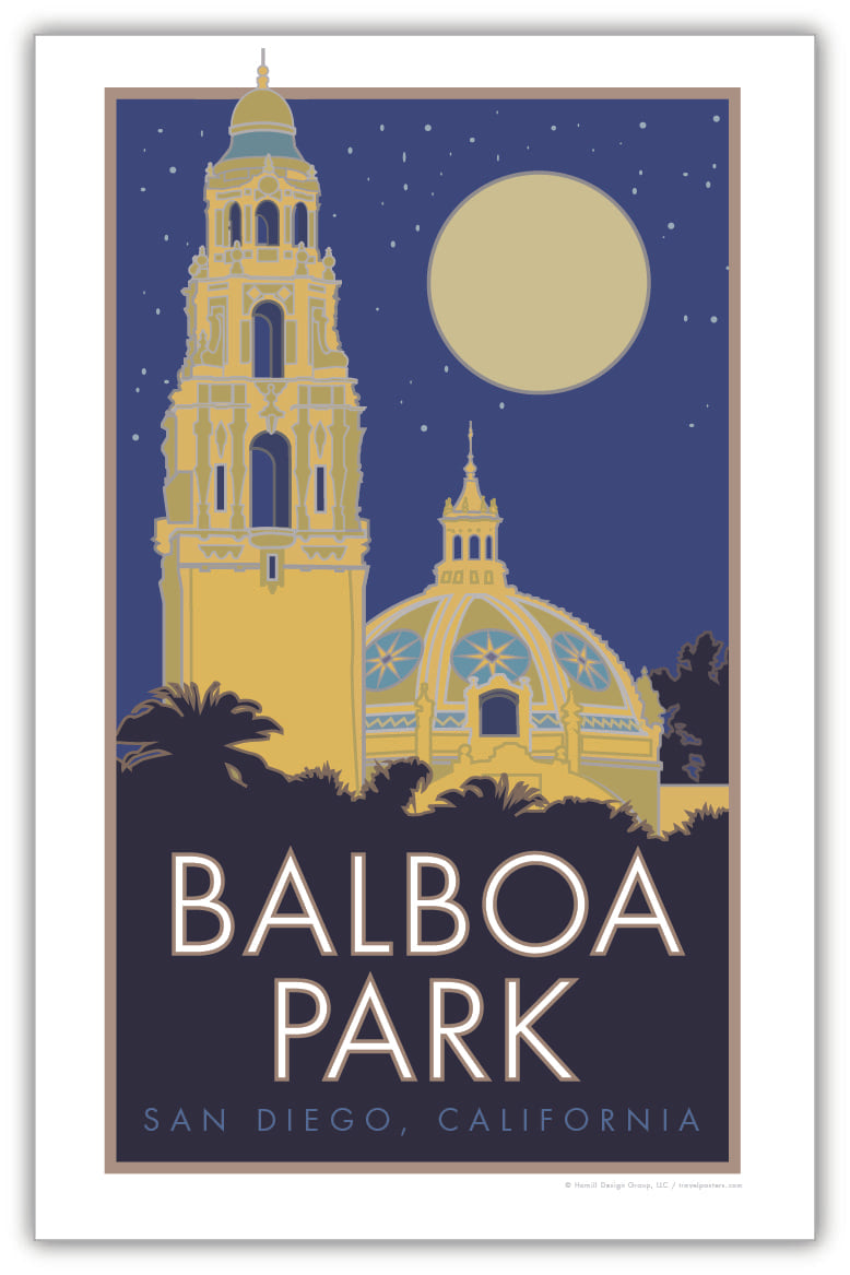 Balboa Park, San Diego California - Poster