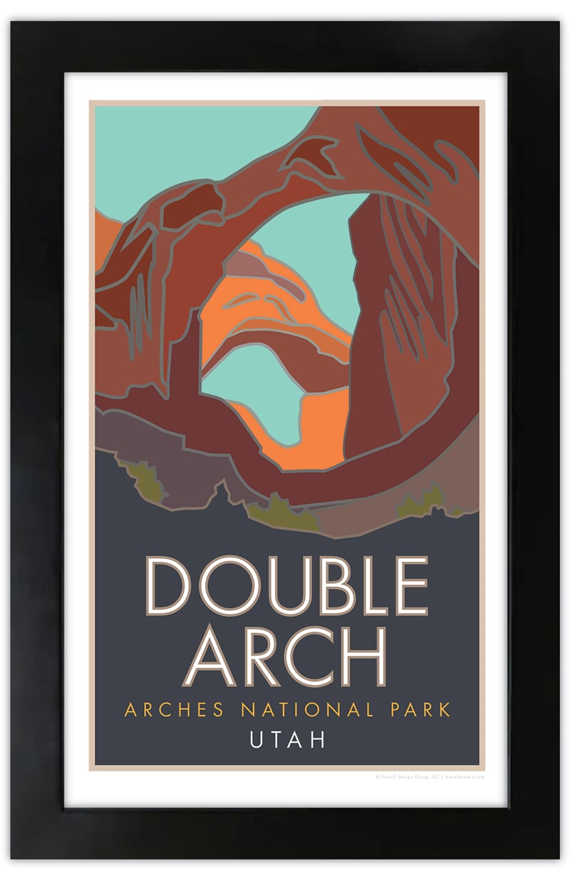 Double Arch, Arches National Park, Utah - Poster