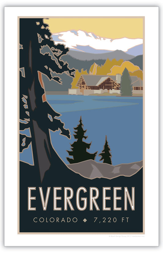 Evergreen, Colorado - Poster