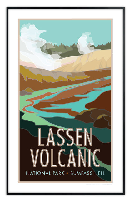 Lassen Volcanic National Park - Bumpass Hell - Poster