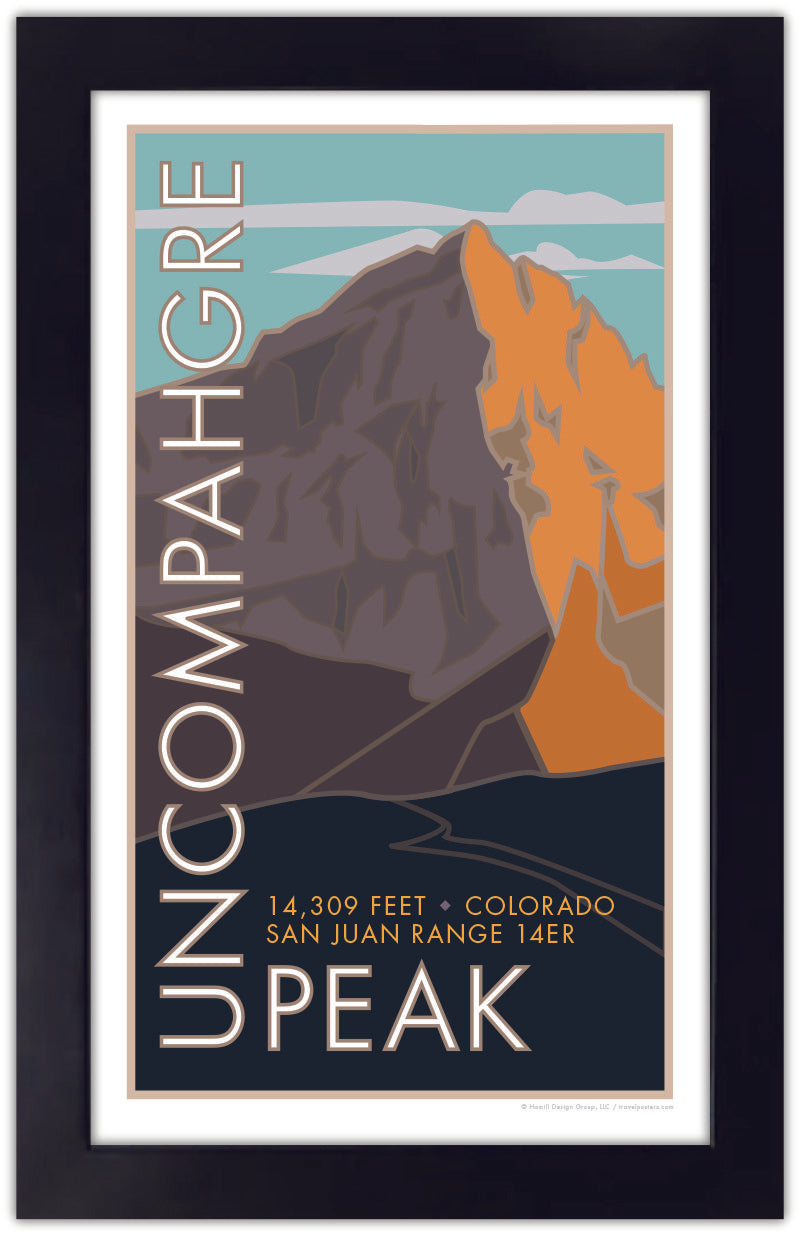 Uncompaghre Peak, Colorado - Colorado 14er - Poster