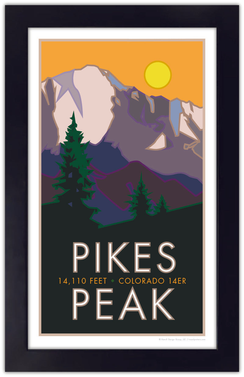 Pikes Peak, Colorado - Colorado 14er - Poster