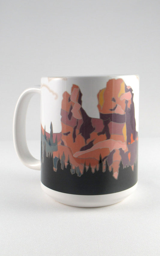 Rabbit Ears Pass, Colorado - 15oz. Ceramic Mug