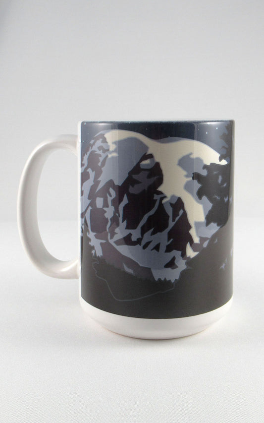 Mt. Rainier National Park, Washington - 15oz. Ceramic Mug