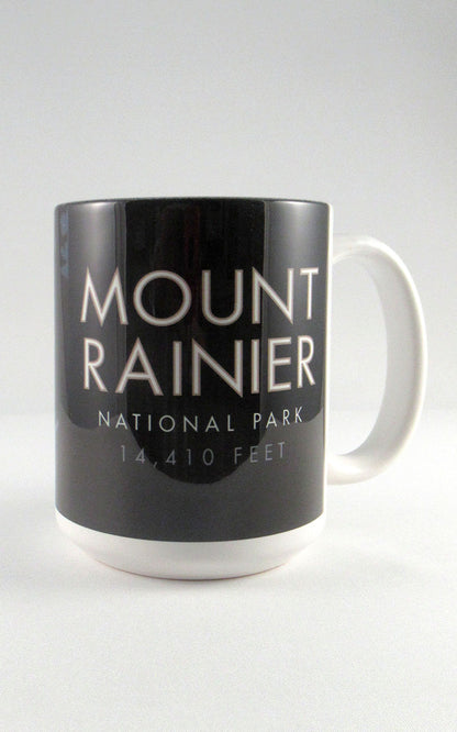 Mt. Rainier National Park, Washington - 15oz. Ceramic Mug