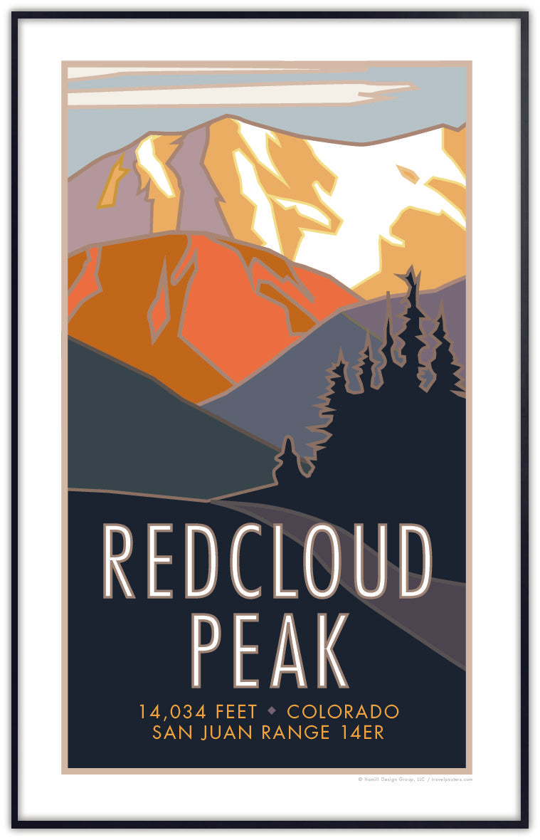 Red Cloud Peak, Colorado - Colorado 14er - Poster