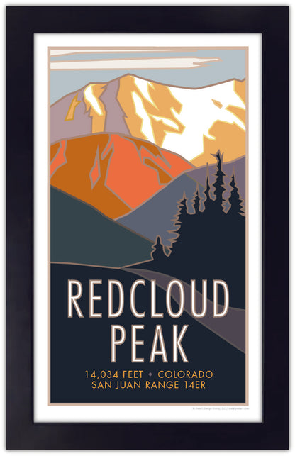 Red Cloud Peak, Colorado - Colorado 14er - Poster