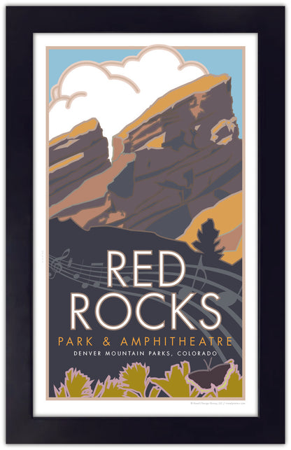 Red Rocks 2 (music), Colorado - Poster