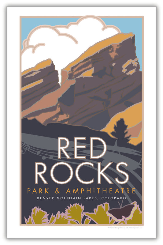 Red Rocks 2 (music), Colorado - Poster