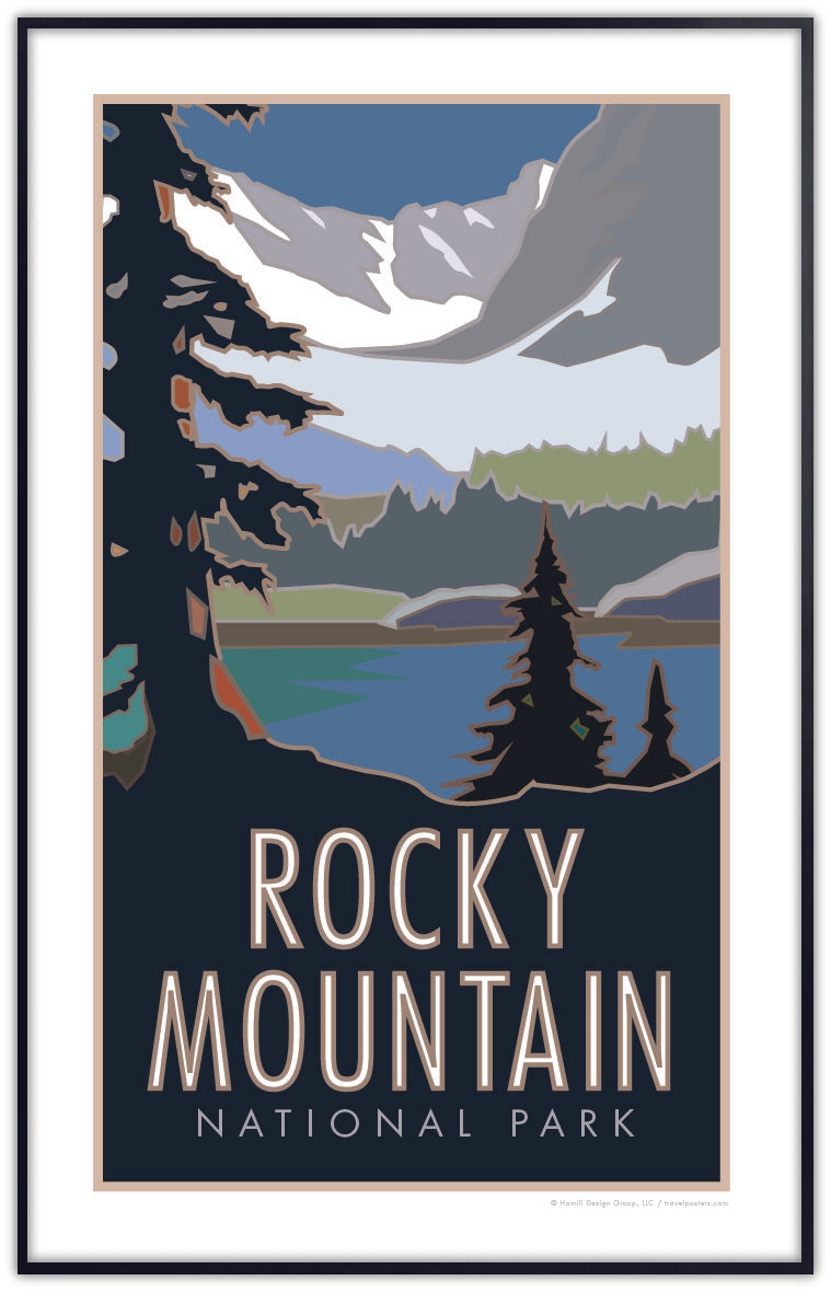 Rocky Mountain National Park Poster