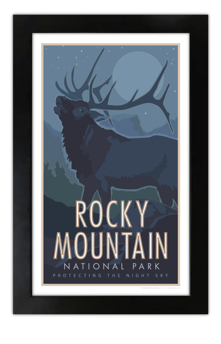 Rocky Mountain National Park 3 (Elk) - Poster