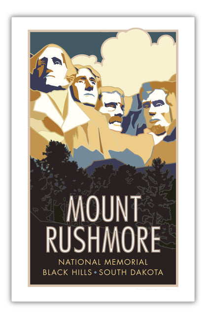 Mt. Rushmore National Memorial, South Dakota - Poster