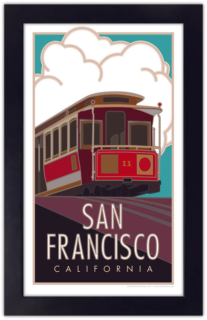 San Francisco (Cable Car), California - Poster