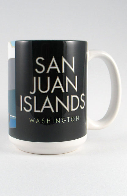 San Juan Islands, Washington - 15oz. Ceramic Mug