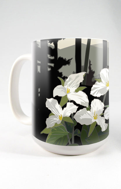 Shenandoah National Park (Trillium), Virginia - 15oz. Ceramic Mug