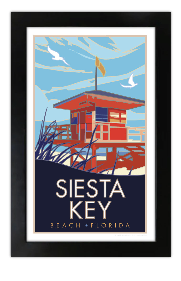 Siesta Key, Florida - Poster