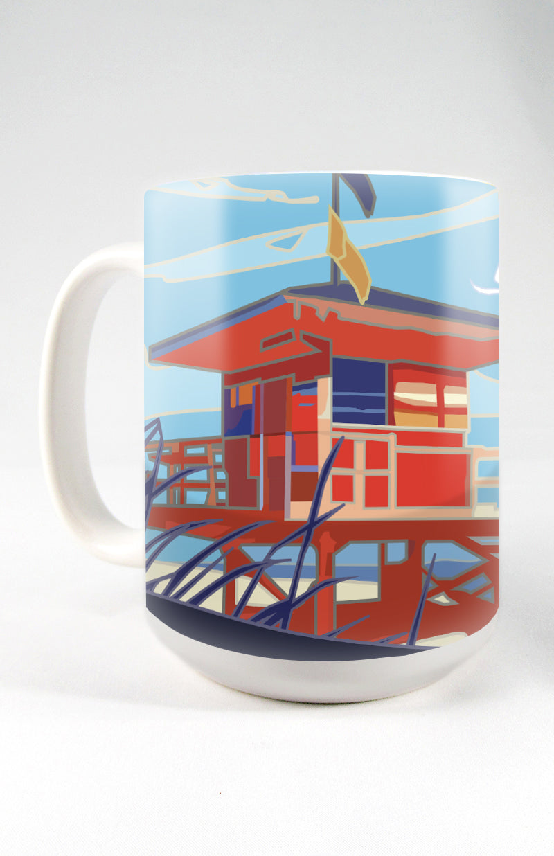 Siesta Key, Florida - 15oz. Ceramic Mug