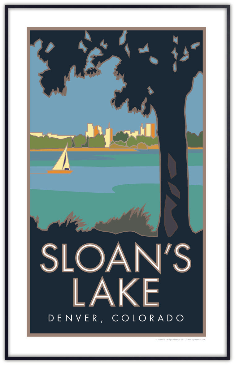 Sloan's Lake, Colorado - Poster