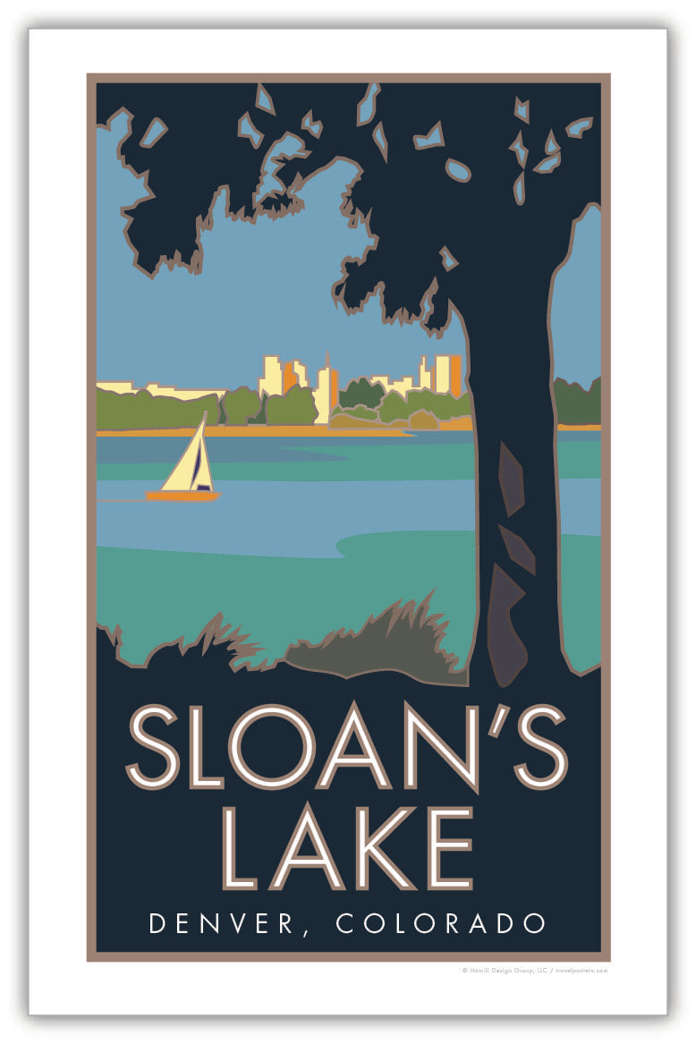 Sloan's Lake, Colorado - Poster