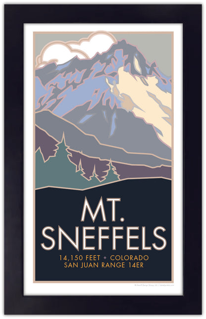 Mt. Sneffels, Colorado - Colorado 14er - Poster