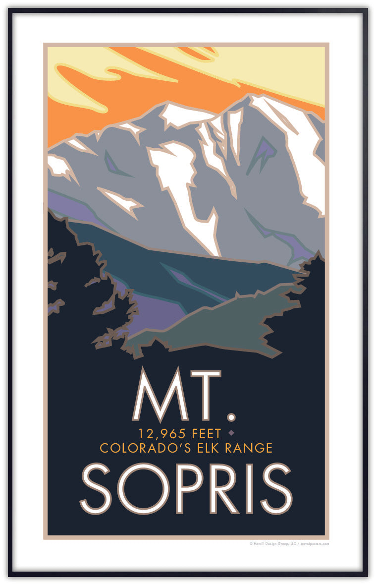 Mt. Sopris, Colorado - Poster