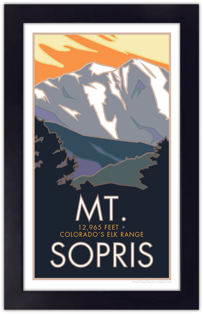 Mt. Sopris, Colorado - Poster