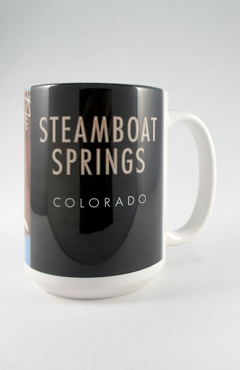 Steamboat Springs, Colorado - 15oz. Ceramic Mug