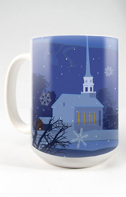 Stowe, Vermont - Village - 15oz. Ceramic Mug