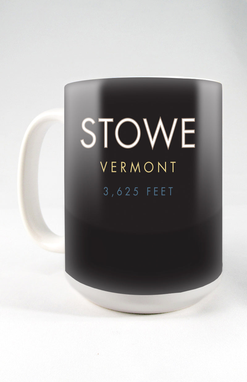 Stowe, Vermont - Village - 15oz. Ceramic Mug