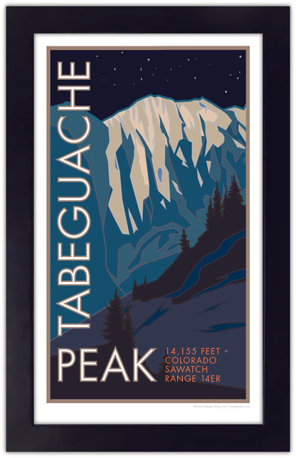 Tabeguache Peak, Colorado - Colorado 14er - Poster