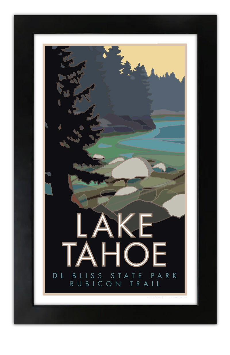 Lake Tahoe, D.L. Bliss State Park - Poster