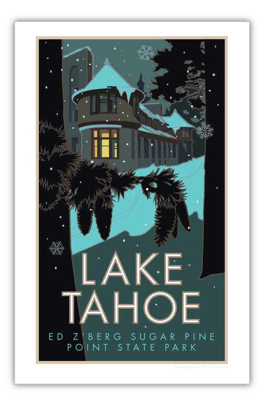 Lake Tahoe, Sugar Pine Point State Park- Poster