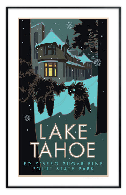 Lake Tahoe, Sugar Pine Point State Park- Poster