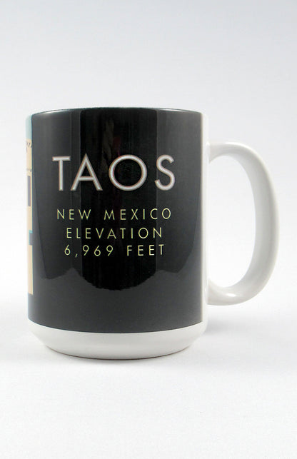 Taos, New Mexico - 15oz. Ceramic Mug