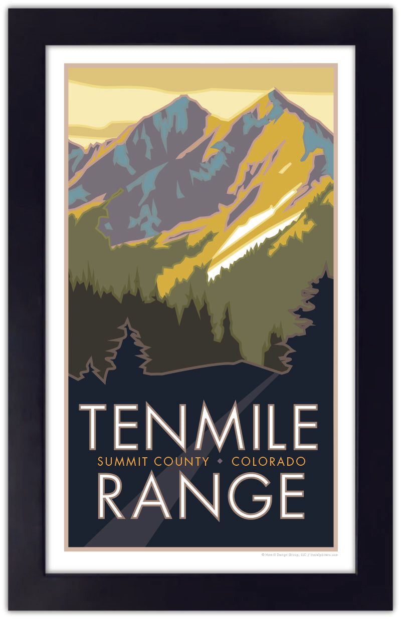 Ten Mile Range, Colorado - Poster