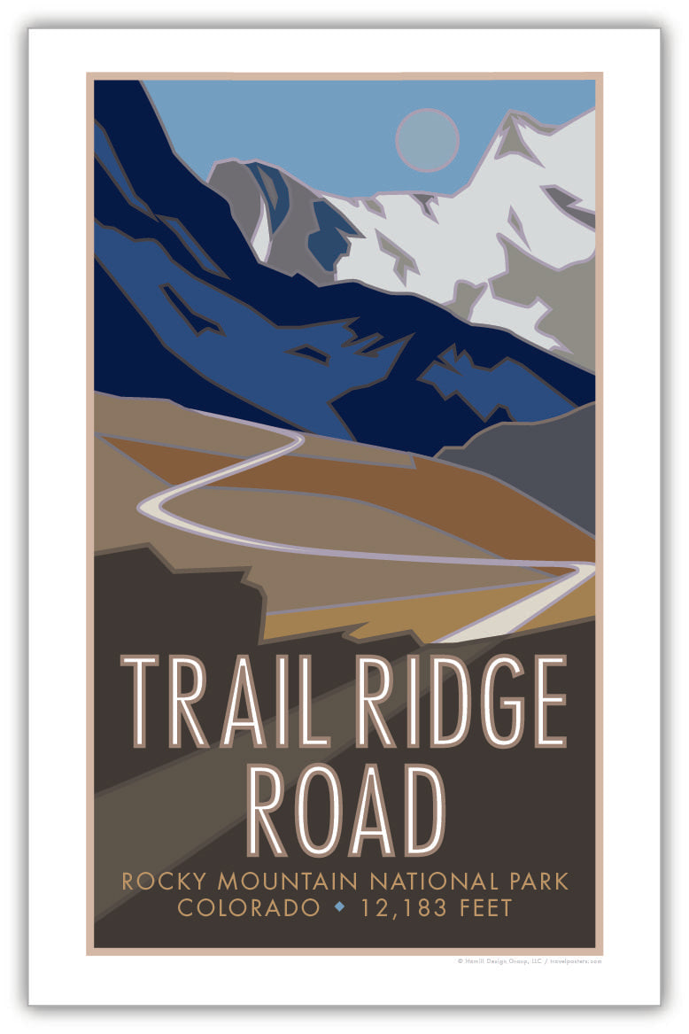 Trail Ridge Road 1 (Rocky Mountain National Park), Colorado - Poster