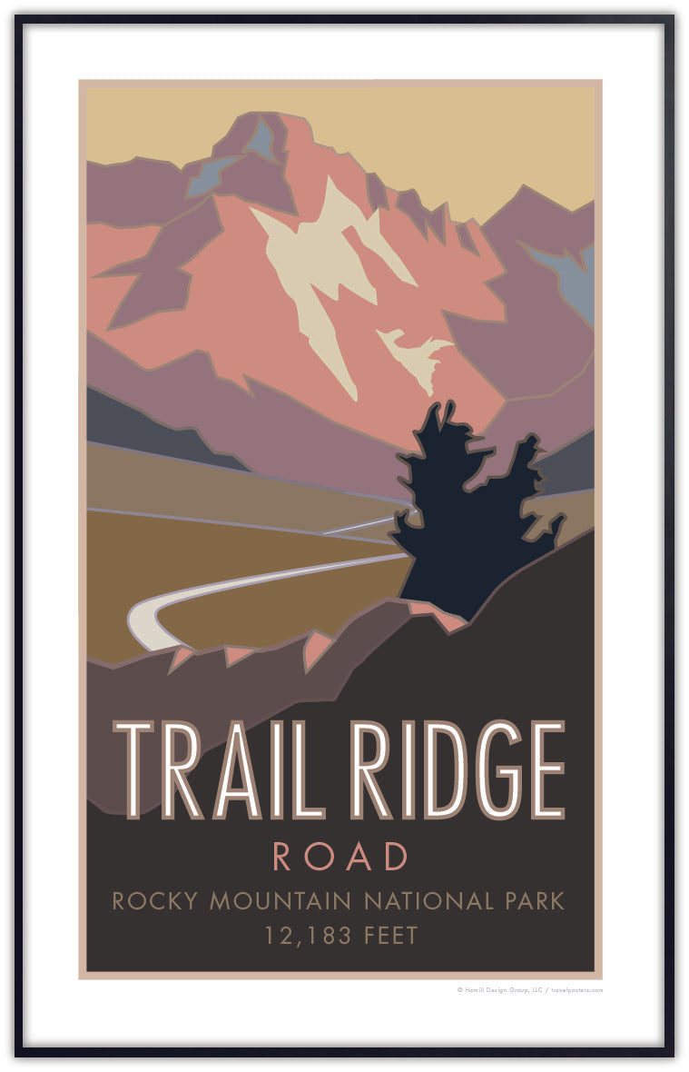 Trail Ridge Road 2 (Rocky Mountain National Park), Colorado - Poster