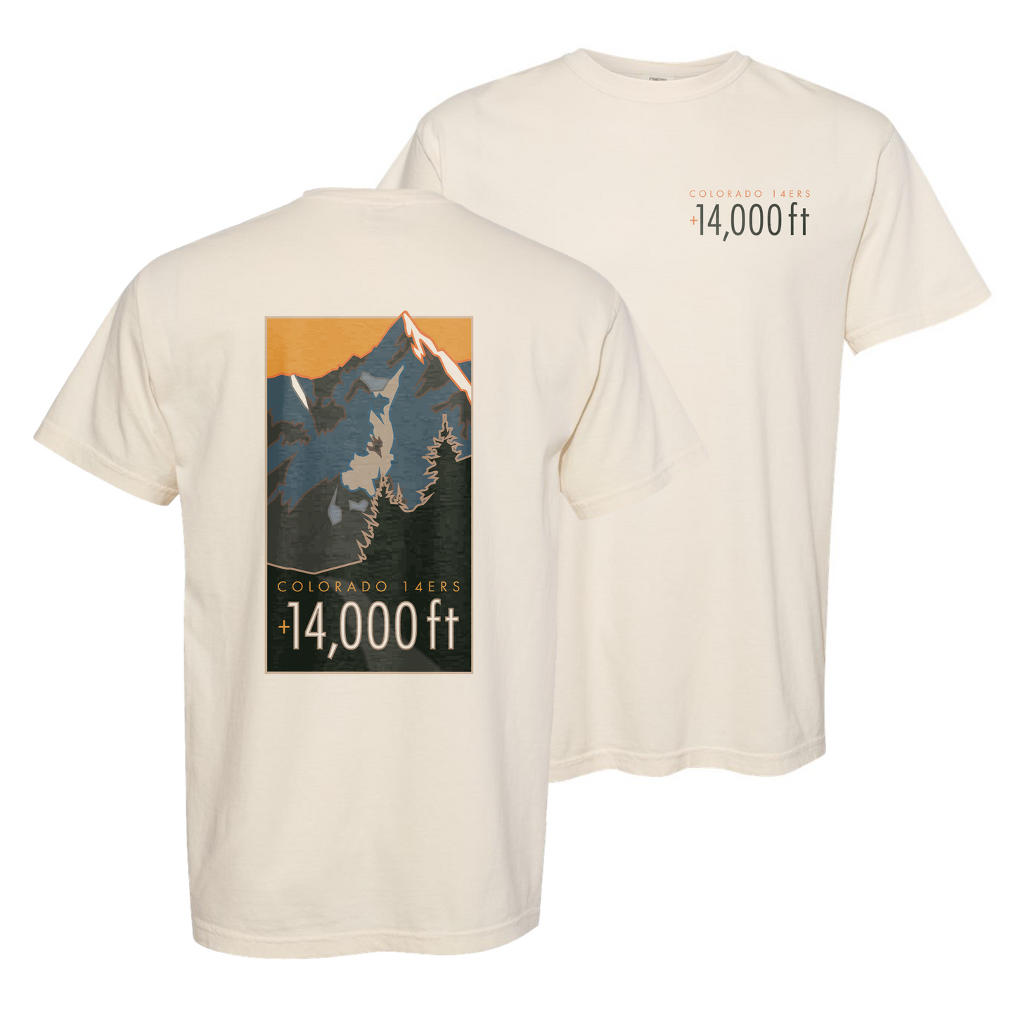 14000FT - Comfort Colors Heavyweight T-Shirt XXL / Denim