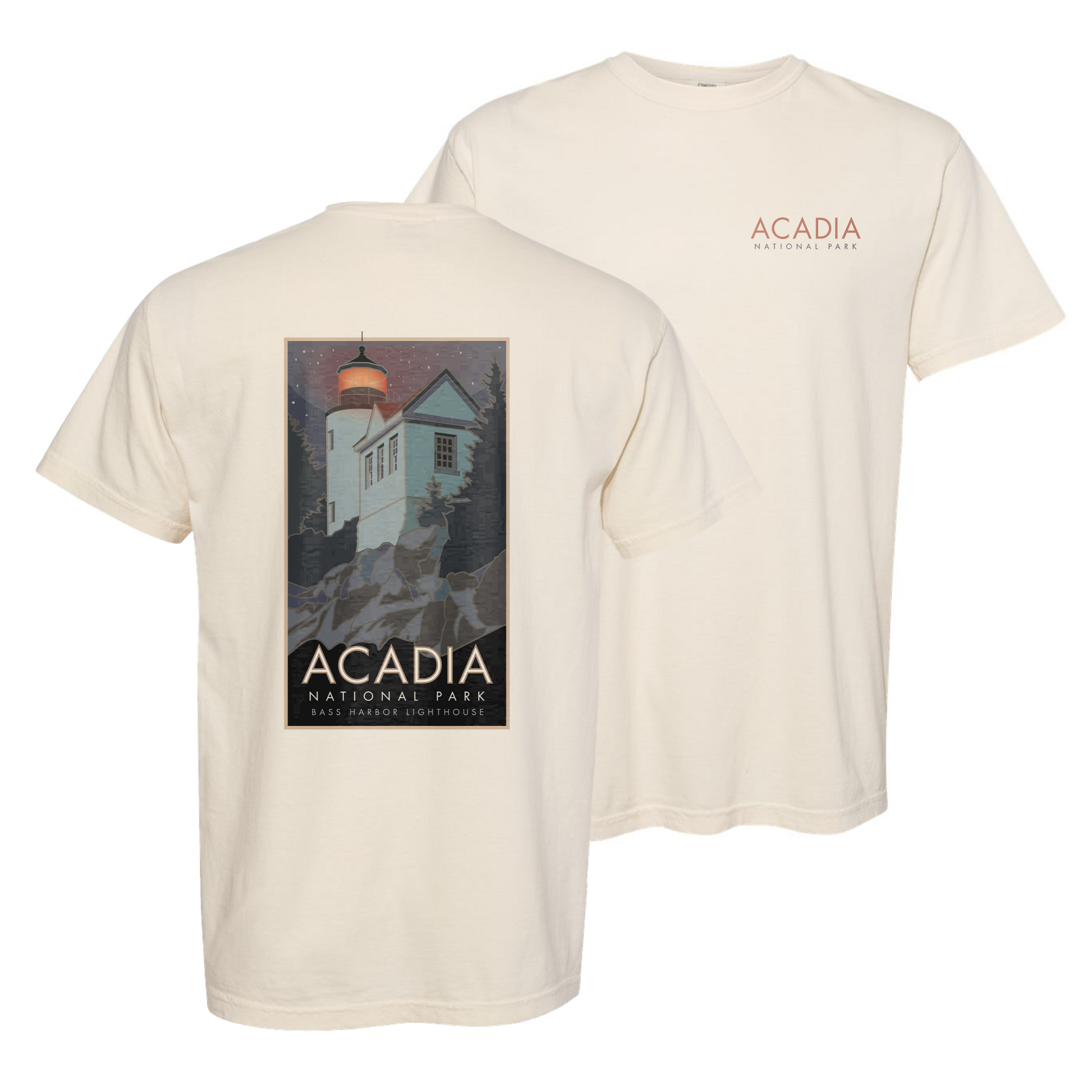 ACADIABASSHARBOR - Comfort Colors Heavyweight T-Shirt LARGE / Blue Jean