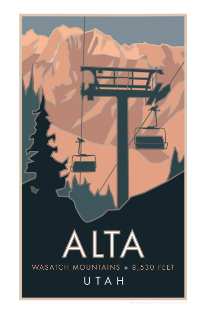 Alta, Utah - Poster