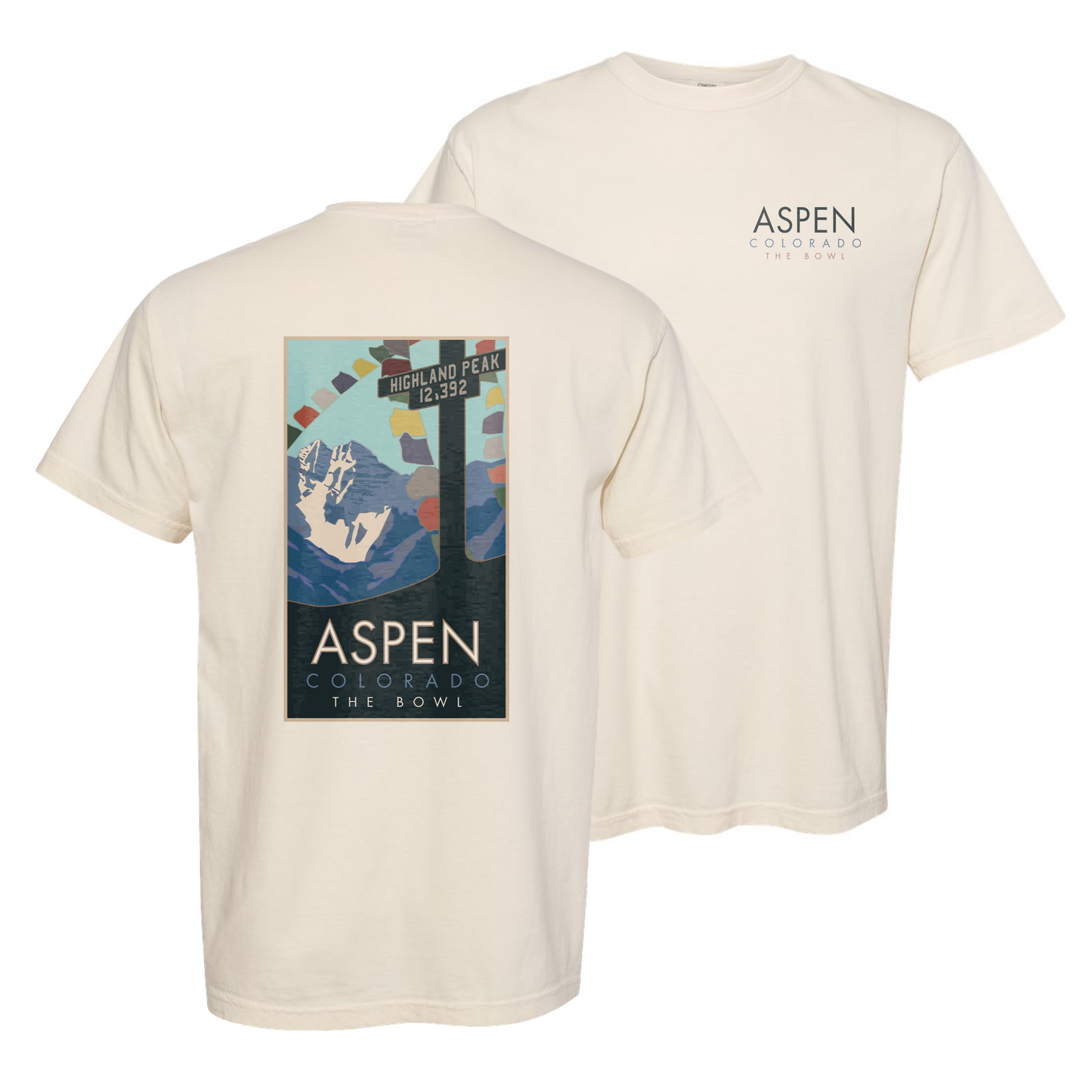 ASPENTHEBOWL - Comfort Colors Heavyweight T-Shirt