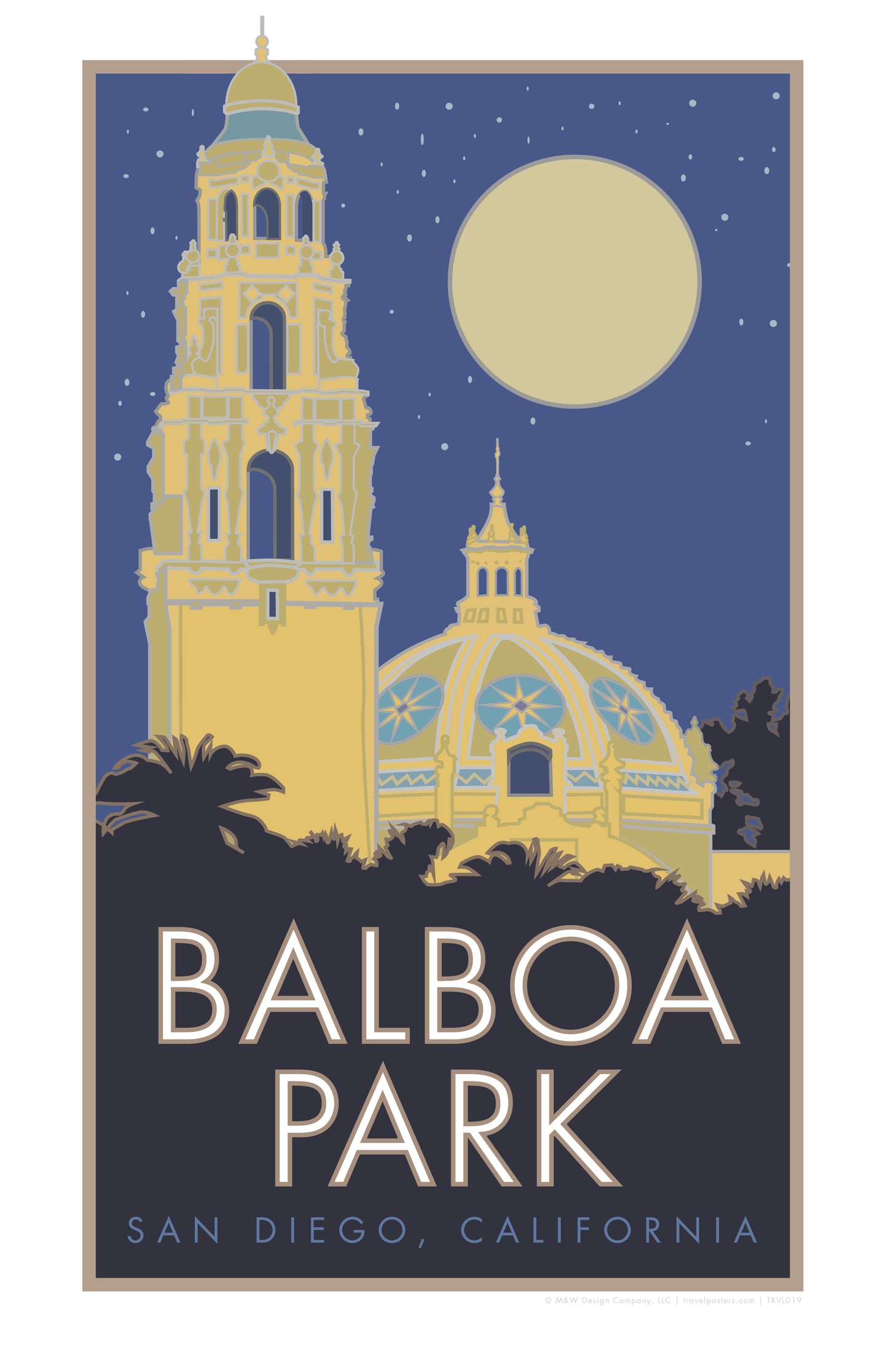 Balboa Park, San Diego California - Poster