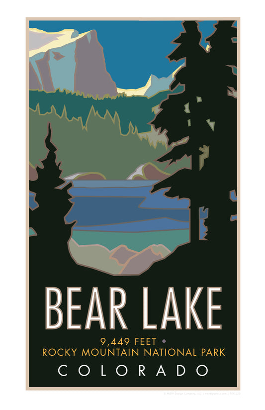 Bear Lake #1, Rocky Mountain National Park, Colorado - Poster