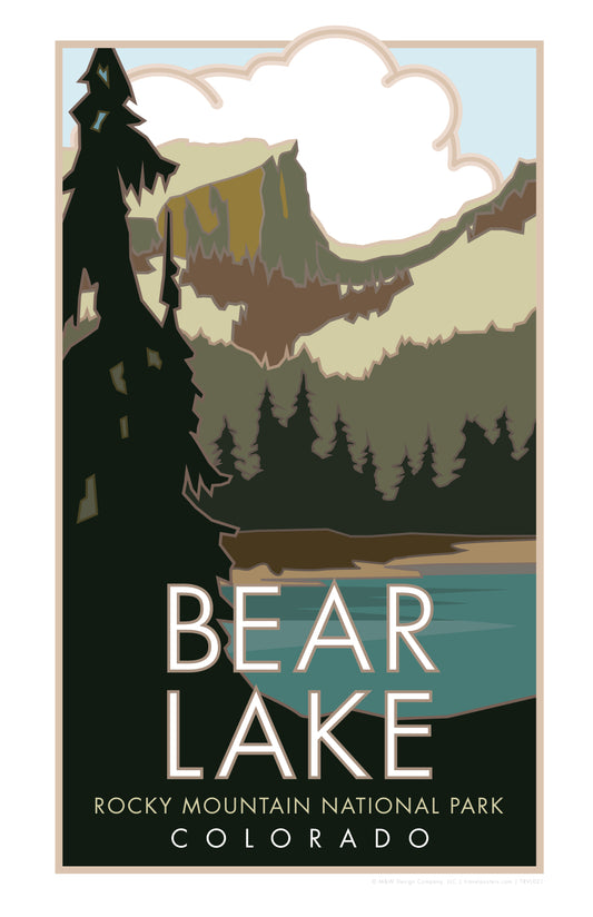 Bear Lake #2, Rocky Mountain National Park, Colorado - Poster