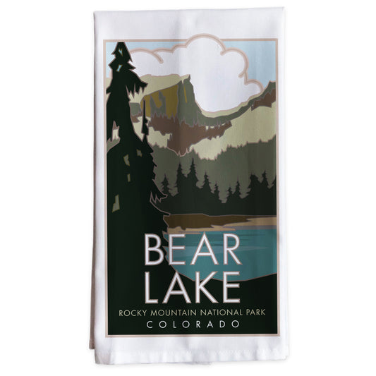 Bear Lake #2, Rocky Mountain National Park, Colorado -Tea Towel