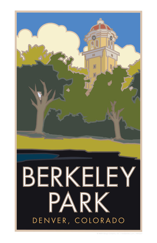 Berkeley Park, Denver, Colorado - Poster
