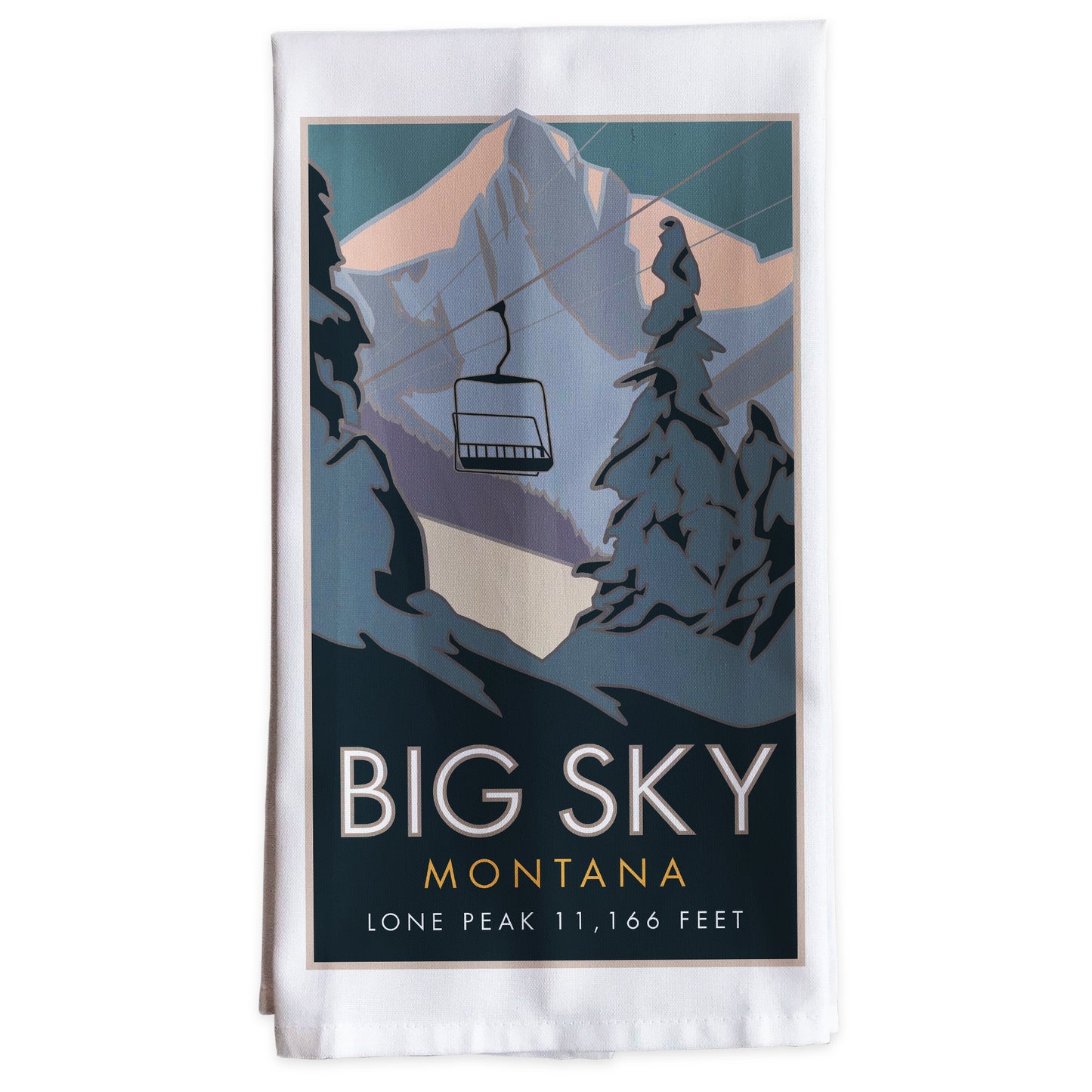 Big Sky, Montana -Tea Towel
