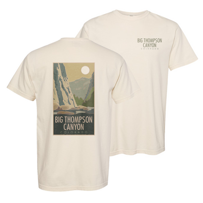 Big Thompson Canyon, Colorado - Comfort Colors Heavyweight T-Shirt