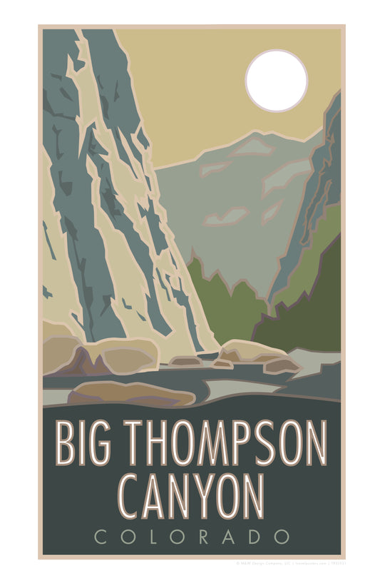 Big Thompson Canyon, Colorado - Poster